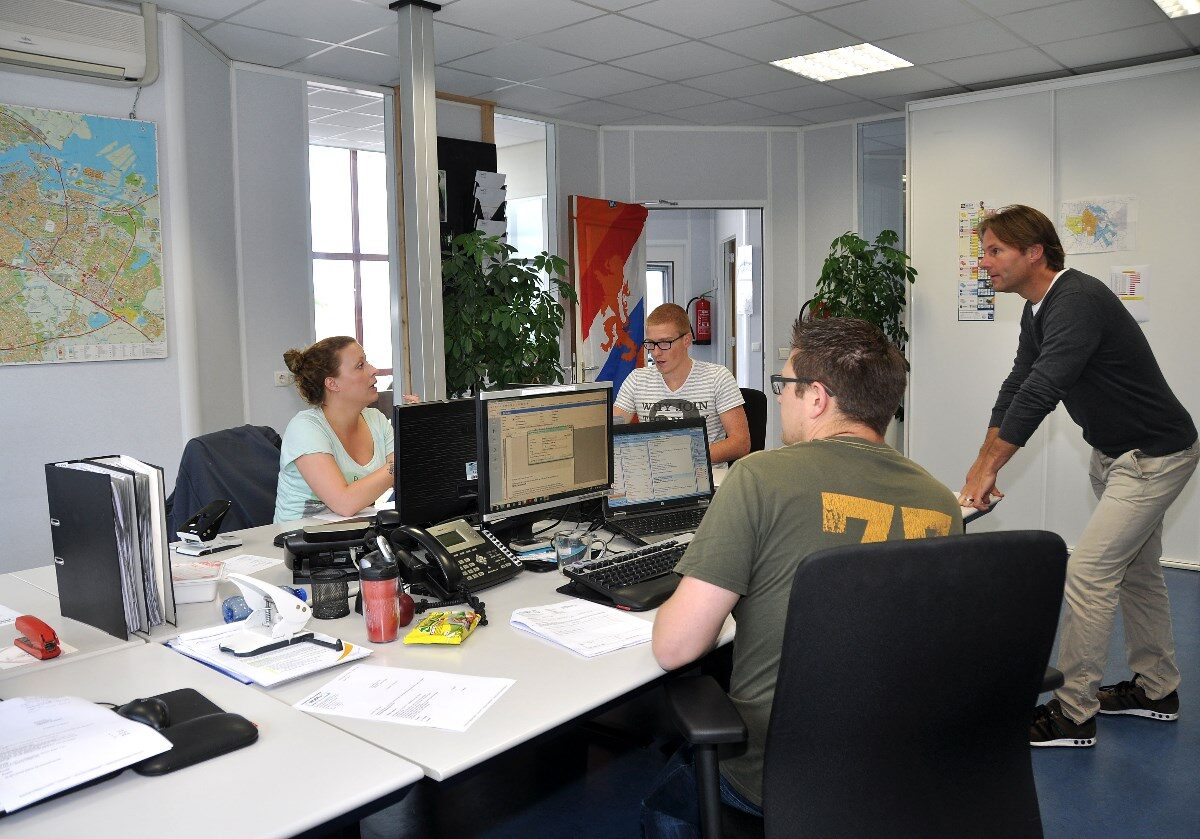 Planners op het kantoor van Root